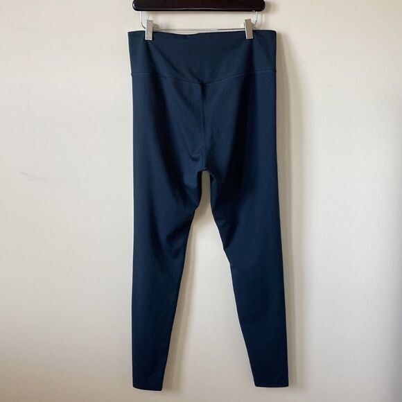 Girlfriend Collective Black RIB High-Rise Legging XL - Picture 4 of 11